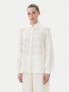 Bruuns Bazaar Koszula Ardadia BBW4397 Biały Regular Fit. Białe koszule Bruuns Bazaar, bez wzorów, z syntetyku, bez kołnierzyka, bez ramiączek. Za 319,99 zł.