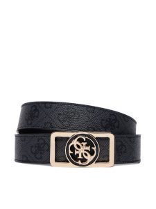 Guess Pasek Damski BW9500 P6430 Czarny. Czarne paski Guess, z aplikacjami, ze skóry. Za 234,99 zł.