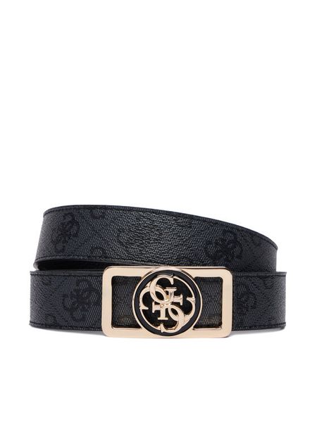 Guess Pasek Damski BW9500 P6430 Czarny. Czarne paski Guess, z aplikacjami, ze skóry. Za 234,99 zł.