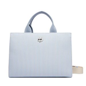 Torebka KARL LAGERFELD. Niebieskie torebki klasyczne KARL LAGERFELD, bez wzorów, bez dodatków. Za 549,99 zł.