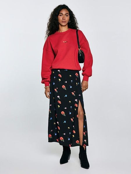 BIG STAR Bluza "Marika" w kolorze czerwonym rozmiar: S. Czerwone bluzy Big Star, s, bez wzorów, bez kaptura. Za 83,42 zł.