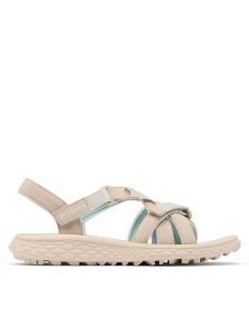 Columbia Sandały Konos Esla 2149711 Beżowy. Brązowe buty trekkingowe Columbia, z materiału, bez zapięcia. Za 299,99 zł.