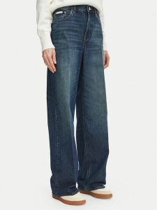 Calvin Klein Jeans Jeansy LV047H751G Niebieski Baggy Fit. Niebieskie jeansy Calvin Klein Jeans, bez wzorów, z bawełny. Za 529,99 zł.