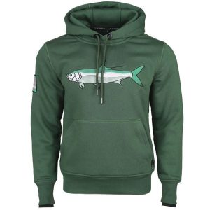 Bluza Taimen Menza Embroidery – Ciemnozielona. Zielone bluzy TAIMEN, bez wzorów, bez kaptura. Za 359,00 zł.