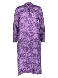 Miss goodlife Sukienka "Flower" w kolorze fioletowym rozmiar: L. Różowe sukienki miss goodlife, na co dzień, l, bez wzorów, z wiskozy, bez kołnierzyka, bez ramiączek, midi, proste. Za 180,91 zł.