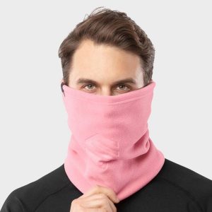 Termiczny komin do sportów zimowych SIROKO Blunt Pink. Czerwone szaliki SIROKO, na zimę, bez wzorów, z polaru. Za 106,00 zł.