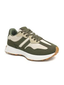 Sixth Sens Sneakersy w kolorze oliwkowo-kremowym rozmiar: 37. Brązowe trampki Sixth Sens, bez wzorów, bez zapięcia. Za 149,95 zł.