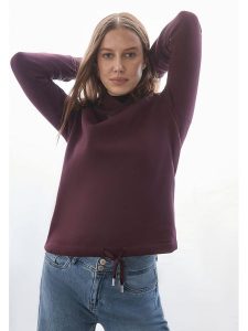 Street One Bluza w kolorze fioletowym rozmiar: 34. Różowe bluzy Street One, bez wzorów, z bawełny, z kapturem. Za 83,42 zł.