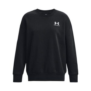 Bluza damska Under Armour Essential Flc OS Crew. Białe bluzy Under Armour, l, bez wzorów, bez kaptura. Za 276,50 zł.