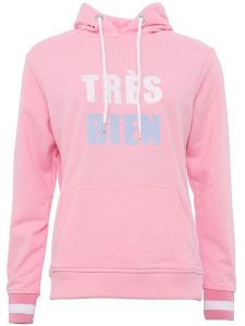 Zwillingsherz Bluza w kolorze jasnoróżowym rozmiar: S/M. Różowe bluzy Zwillingsherz, m, bez wzorów, z kapturem. Za 210,81 zł.