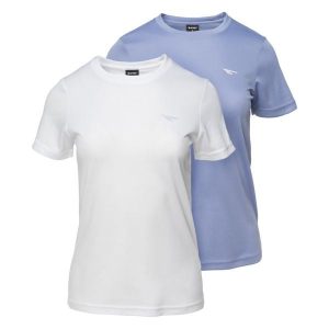 T-shirt Damski Jodin 2pak. Białe t-shirty Hi-tec, bez wzorów, bez kołnierzyka, bez ramiączek. Za 77,99 zł.