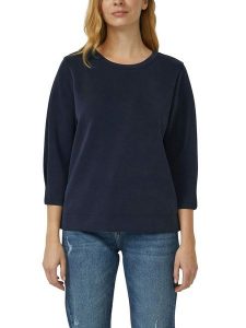 S.Oliver Bluza w kolorze granatowym rozmiar: 44. Niebieskie bluzy s.Oliver, s, bez wzorów, bez kaptura. Za 149,95 zł.