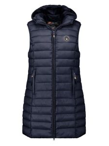 Canadian Peak Kamizelka pikowana "Vatikamapeak" w kolorze granatowym rozmiar: XL. Niebieskie kamizelki Canadian Peak, xl, bez wzorów, bez kołnierzyka, bez ramiączek, bez kaptura. Za 121,99 zł.