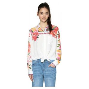 Desigual Koszula Damska Laurene Xs Biały. Koszule marki Desigual. W wyprzedaży za 221,00 zł.