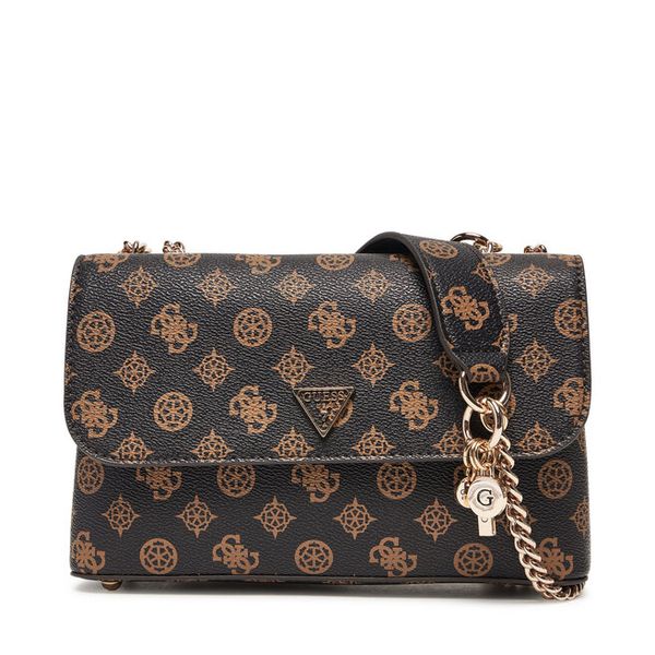Torebka Guess. Brązowe torebki klasyczne Guess, z aplikacjami, bez dodatków. Za 359,99 zł.