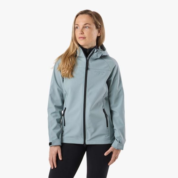 Kurtka Softshell Turystyka damska Swedemount Stryn Softshell Jacket wodoodporna. Zielone kurtki SWEDEMOUNT, bez wzorów, z softshellu, bez kaptura. Za 249,99 zł.