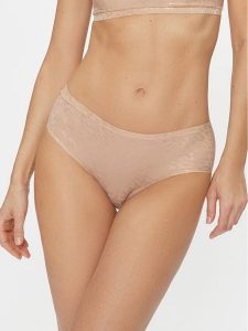 Chantelle Figi klasyczne Soft Stretch C11DB4 Beżowy. Brązowe figi Chantelle, bez wzorów, z syntetyku. Za 89,99 zł.