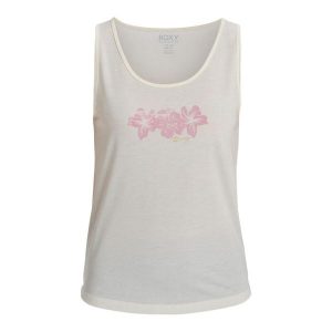 Top bez rękawów dla Kobiety SURFCLASSIC Biały. Białe topy Roxy, m, bez wzorów, z materiału, klasyczne, bez kołnierzyka, bez ramiączek. Za 84,45 zł.