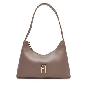 Torebka Furla. Brązowe torebki klasyczne Furla, bez wzorów, bez dodatków. Za 669,99 zł.