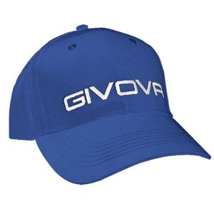 Czapka Givova Unisex z Wizjerem w Królewskim Niebieskim. Niebieskie czapki Givova, bez wzorów, z bawełny, eleganckie. Za 127,99 zł.