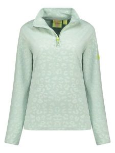 Geographical Norway Bluza polarowa w kolorze zielonym rozmiar: XXL. Zielone bluzy Geographical Norway, xxl, bez wzorów, z polaru, bez kaptura. Za 65,07 zł.