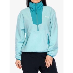 Bluza bez kaptura damska Columbia Sequoia Grove Half Zip Fleece. Zielone bluzy Columbia, xs, bez wzorów, bez kaptura. Za 198,99 zł.