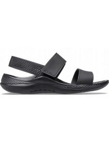 Crocs Sandały "LiteRide 360" w kolorze czarnym rozmiar: 34/35. Czarne sandały Crocs, bez wzorów, z otwartym noskiem, bez obcasa, bez zapięcia. Za 109,78 zł.