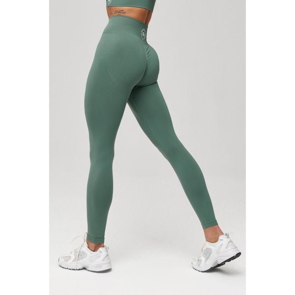 Damskie legginsy treningowe bezszwowe Rough Radical Seamless Classic. Zielone legginsy ROUGH RADICAL, bez wzorów. W wyprzedaży za 135,92 zł.