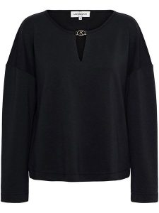 &Co Woman Bluzka "Daca" w kolorze czarnym rozmiar: XXL. Czarne bluzki &Co Woman, xxl, z aplikacjami, bez kołnierzyka, bez ramiączek. Za 245,38 zł.