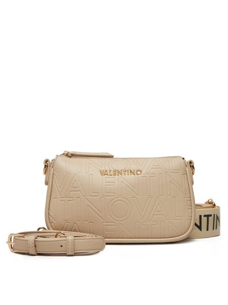 Valentino Torebka Pansy VBS8PG42 Écru. Listonoszki Valentino, bez wzorów, ze skóry, bez dodatków. Za 499,99 zł.