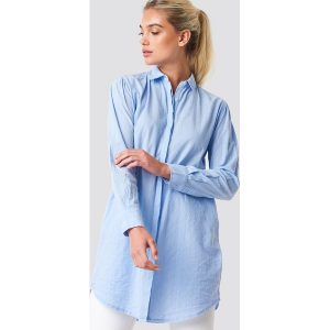MANGO Koszula Lines - Blue. Koszule marki Mango. W wyprzedaży za 60,97 zł.