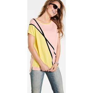 Sweter w kolorze jasnoróżowo-złotym. Czerwone swetry oversize marki Ashley Brooke by Heine. W wyprzedaży za 125,95 zł.