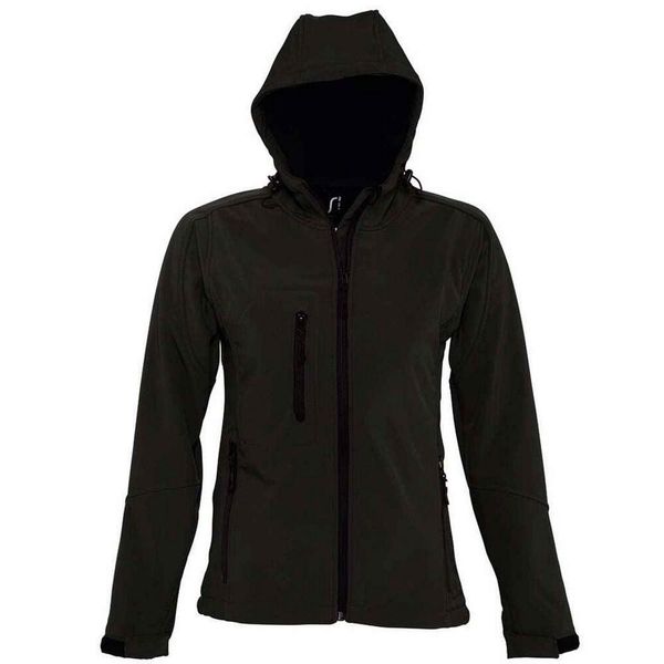 Kurtka Damska Replay Soft Shell. Czarne kurtki SOL'S, s, bez wzorów, bez kaptura. Za 295,99 zł.