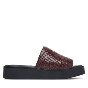 Klapki Vagabond Shoemakers. Brązowe klapki Vagabond Shoemakers, bez wzorów, bez obcasa. Za 467,99 zł.