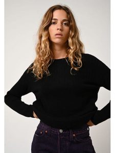 AUTHENTIC CASHMERE Kaszmirowy sweter "Daria" w kolorze czarnym rozmiar: M. Czarne swetry oversize AUTHENTIC CASHMERE, m, bez wzorów, z kaszmiru, bez ramiączek. Za 325,03 zł.