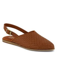 TOMS Baleriny w kolorze jasnobrązowym z paskiem rozmiar: 37. Brązowe balerinki Toms, bez wzorów, z materiału, bez obcasa, bez zapięcia. Za 199,49 zł.