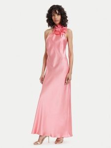 ACCESS FASHION Sukienka wieczorowa 63-3339-236 Różowy jasny Regular Fit. Czerwone sukienki ACCESS FASHION, bez wzorów, z syntetyku, wizytowe, bez kołnierzyka, bez ramiączek. Za 563,99 zł.