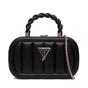 Torebka Guess. Czarne torebki klasyczne Guess, z aplikacjami, bez dodatków. Za 299,99 zł.