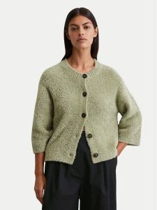 Marc O'Polo Kardigan 506 6045 61059 Zielony Relaxed Fit. Zielone kardigany Marc O'Polo, z bawełny. Za 549,99 zł.
