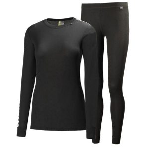 Zestaw dla kobiet Helly Hansen comfort light set. Czarne komplety bielizny Helly Hansen, bez wzorów. Za 417,50 zł.