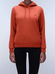 Napapijri Bluza w kolorze czerwonym rozmiar: L. Czerwone bluzy Napapijri, l, bez wzorów, z kapturem. Za 149,31 zł.