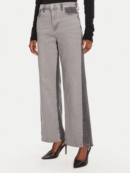 LOLA CASADEMUNT Jeansy LF2514015 Szary Wide Leg. Szare jeansy LOLA CASADEMUNT, bez wzorów, z bawełny. Za 359,99 zł.