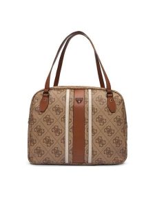 Guess Torba weekendowa Erenia Travel TWSO78 38916 Beżowy. Brązowe torebki klasyczne Guess, z aplikacjami, ze skóry, bez dodatków. Za 579,99 zł.