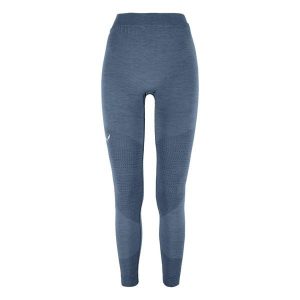 Damskie legginsy Salewa Zerbu Medium Warm AMR. Niebieskie legginsy Salewa, bez wzorów, z elastanu. Za 377,01 zł.