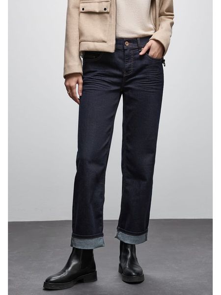 Cecil Dżinsy - Regular fit - w kolorze granatowym rozmiar: W28/L28. Niebieskie jeansy Cecil, bez wzorów. Za 193,70 zł.