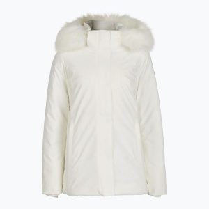 Kurtka ocieplana damska CMP 35K3626F Zip Hood Synthetic Fur. Białe kurtki CMP, bez wzorów, z puchu, bez kaptura. Za 529,99 zł.
