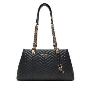 Torebka Guess. Czarne torebki klasyczne Guess, z aplikacjami, bez dodatków. Za 399,99 zł.