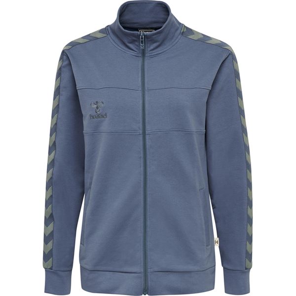 Bluza damska Hummel zip Lmove Classic. Niebieskie bluzy Hummel, l, bez wzorów, bez kaptura. W wyprzedaży za 238,55 zł.