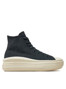 Converse Trampki Chuck Taylor All Star Move Platform A11146C 002 Szary. Szare trampki Converse, bez wzorów, ze skóry, bez zapięcia. Za 269,99 zł.