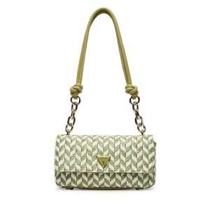 Torebka Guess. Zielone torebki klasyczne Guess, z aplikacjami, bez dodatków. Za 639,99 zł.